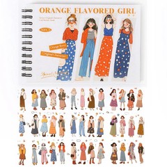 QinXunTa 200PCS Anime Girl Stickers for Scrapbook,Cute Anime Gril Shaped Stic…