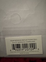 Reflections Fall Adhesive Chipboard/Stickers, for scrapbooking & Crafts