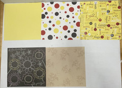 Lot of 13 Scrapbooking 12 X 12 Paper, Stickers, Die cuts Mixed Theme Pre-owned