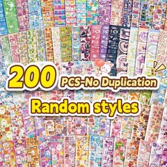 20_200PCS Cute Stickers for Kids Scrapbook Diary DIY Kawaii Cartoon Stationery