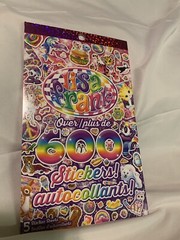 Lisa Frank 600+ Sticker Book – Peace Love Kisses Kittens Unicorns NEW 5 sheets