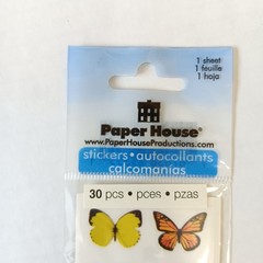 Paper House Colorful Butterfly Stickers Small – 30 PC