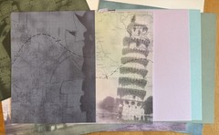 Scrapbooking Paper World Travel Theme Assortment of Textures