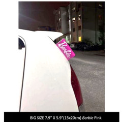 20 PACK TAG YOUR CAR- Tag – Funny Car Stickers – Decal – Barbie Pink 6×8