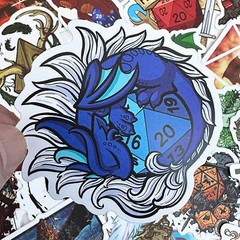 Dungeons and Dragons stickers, 50pcs, fantasy, role playing FREE Shipping*