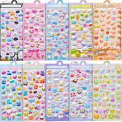 3D Puffy Stickers, 10 Sheets 500+ PCS Mini Kawaii Resin Decorative Stickers for