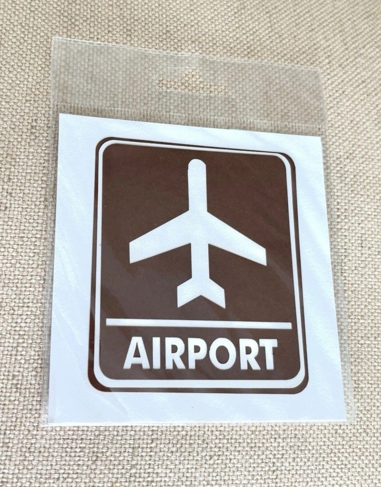 Hard To Find “AIRPORT SIGN (B)” Laser Die-Cut by Scrapbook Customs~ New With Tag