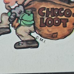 Rare 1980 Vintage Mark I Chicago SS9 Chocolat Sticker Sheet Cute