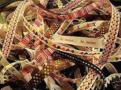 American Crafts «Be Mine» Ribbon Set ($3.19 shipping for up to 4 sets) Save 40%