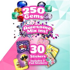 iLY DIY 3D Sticker Maker Craft Kit with Sprinkles Glitter and Gems for Ages 6