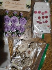 Lot Of Mini Crafting Flowers
