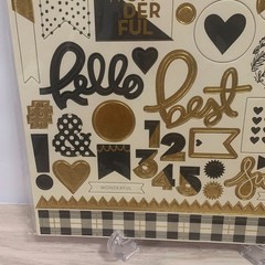 My Minds Eye «Yes, Please» Chipboard Pieces Crafts Scrapbooking Junk Journaling