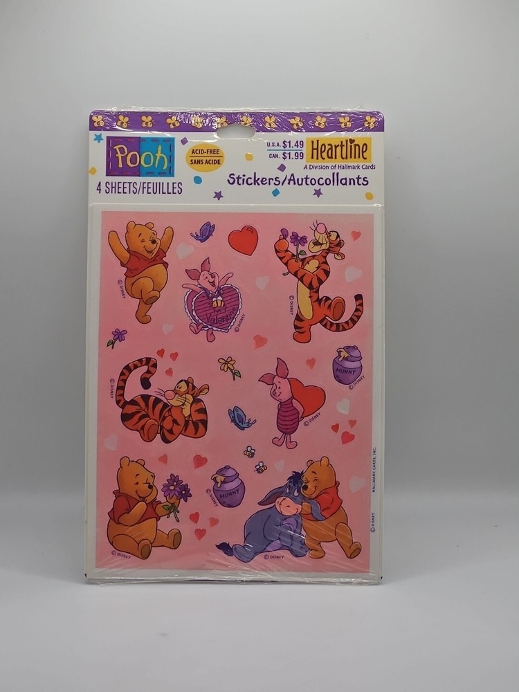 Vintage Heartline Hallmark Valentine’s Day Winnie The Pooh And Friends Tigger