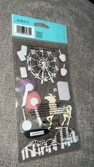Jolee’s Carnival Ferris Wheel Bumper Cars Roller Coaster Scrapbooking Stickers
