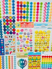998 Stickers, Bold & Bright Sparkle Photo Album accents Arts & Crafts decoration