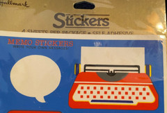 NEW Vintage Hallmark Sticker 4 Sheet Package Computer Phone Etc. Memo Unopened