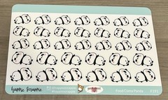 NEW Happie Scrappie “Food Coma Panda” 🐼 Sticker Sheet Stickers