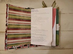 100-Page Handmade Christmas Junk Journal Vintage Charm Ready for Your Creativity