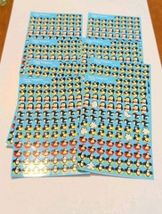 Vintage Print Trend Enterprises Perky Penguins Sticker Sheets 8 Sheets