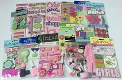 *TEEN GIRL* Scrapbook Lot~ K & Co, Paper Bliss, Jolee’s Stickers ~26 Packs NEW