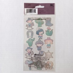 EK Success Sticko Cowboy Cuties Stickers – 15 PC