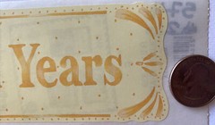 THE GOLDEN YEARS Fun Phrase Sticker (1pc)9”x2.5”Frances Meyer•Border•Title Page•