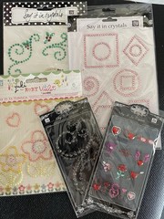 Prima Embellishments Florals Gems Chipboard Rub Ons Stamps Mixed Media NEW