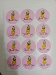 Thank You Stickers 2.5″ Fast Shipping. 3 Different Sets 144 Total. 4 Sheets Each
