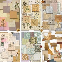 450 PCS Vintage Scrapbook Supplies Junk Journal Supplies, Scrapbook Supplies …