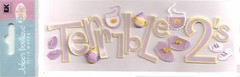 Vintage Jolee’s TERRIBLE 2’S Title Waves Baby Collection 66919 FAST FREE ship!