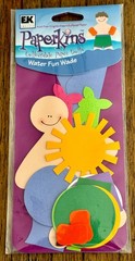 Scrapbook Paper Dolls * FIREFIGHTER FAITH, WATER FUN WADE, ON-THE-GO GREG +
