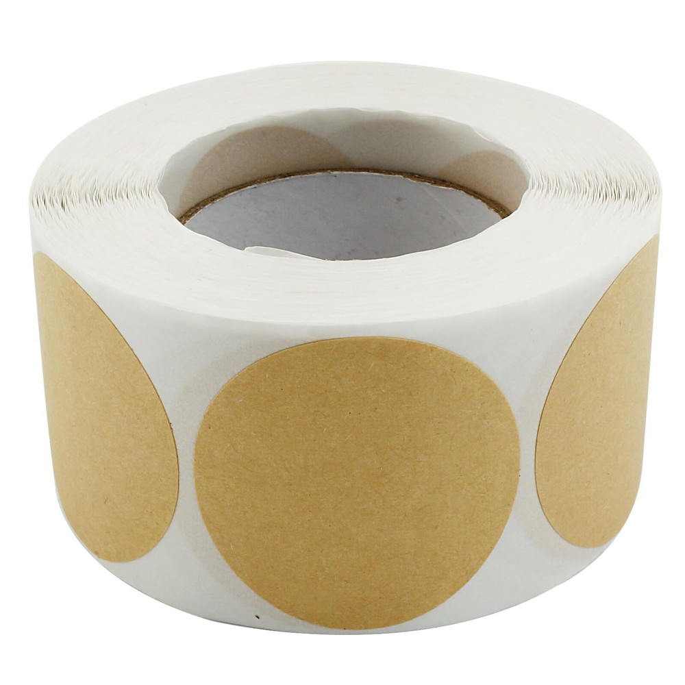 500Pk 1.5″ Scratch Off Stikcers Round Adhesive Stickers for Baby Shower Wedding