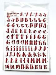 NIP Heart Strings Love Beary Patch Mini Sticker Letters 1/2″ vellum – FREE SHIP