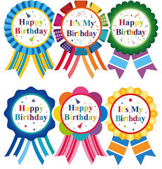 120Pcs Happy Birthday Stickers – Happy Birthday Badge Stickers for Kid Adult It’