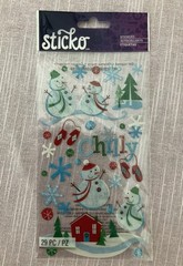 Sticko Stickers – Christmas Stickers for Gifts or Scrapbooking Lot of 4 packages