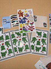 Vintage 80s 90s Sticker Partials & Cut Up Singles Various Brands Years As Is Lot