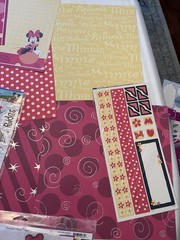 Disney Minnie and Mickey Mouse Scrapbook papers, Stickers, and kits
