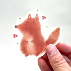 Fall Fox Memo Note Sheets Kawaii Cute Scrapbooking Planners Journals Cardmaking