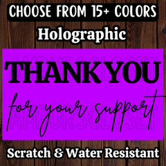 50 THANK YOU FOR YOUR SUPPORT STICKERS 2.25″ ENVELOPE LABELS SEAL SMALL BUSINESS