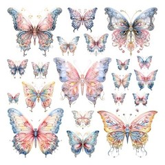 400 Pcs Floral Butterfly Scrapbook Stickers Set for Journaling, Planner & Crafts