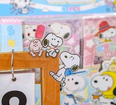 Snoopy Peanuts 10-Sheet PET Sticker Pack 100+ Pieces Kawaii Decals New Blue
