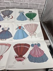 Mixed Scrapbook Junk Journal Shadow Box Lot 8- Paper Dolls – Cardstock/Stamps