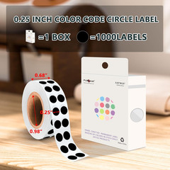 1/4 Inch Circle Sticker Labels,1000 Stickers Round Color Coding Circle Dots Stic