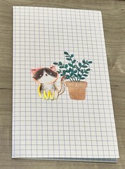 New Happie Scrappie “Killing It” Kittens Hobonichi Sticker Folder