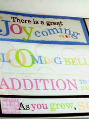 Pregnancy Scrapbook Stickers Deja Views Vellum Quotes Word Tiles 268pc Tablet