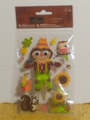 Harvest Adhesive Stickers Glitter Googley Eyes