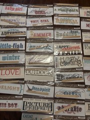 Lot of 72 My Mind’s Eye Bohemia Transfer Titles Rub-Ons Scrapbook