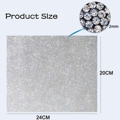 12000 Pieces 2mm Bling Bling Rhinestone Sheet DIY Car Decoration Self Adhesiv…