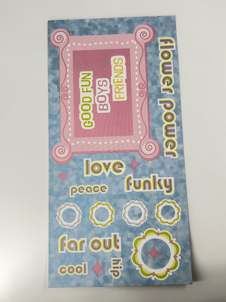 Close to My Heart My Stickease Flower Power Level 2 Stickers Flower Theme