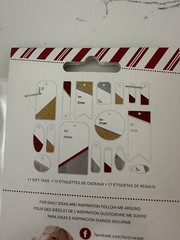 Heidi Swapp Glitter Gift Tags ~ Red/Silver/Gold 17 All Different Shapes/Sizes